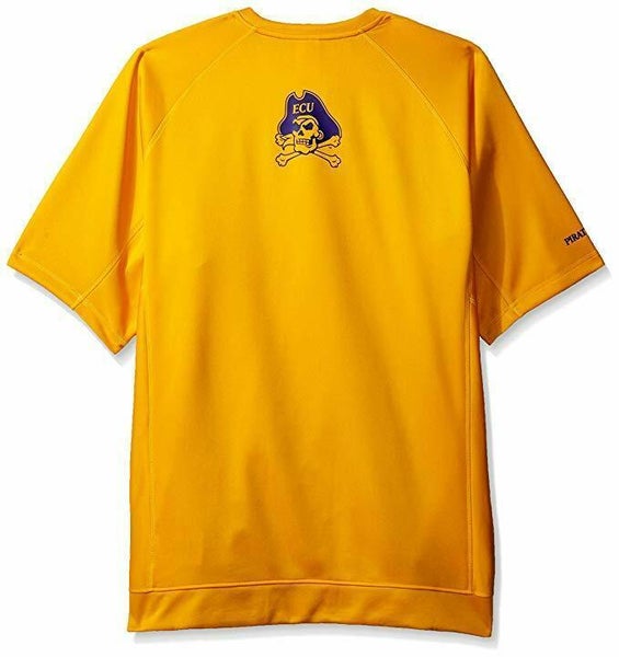Men's Champion Gray ECU Pirates Icon Logo Basketball Jersey T-Shirt Size: Extra Large