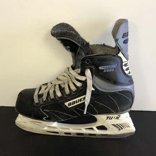 Bauer Supreme 8000 Hockey Skates Size 8.5EE with Newer Blades
