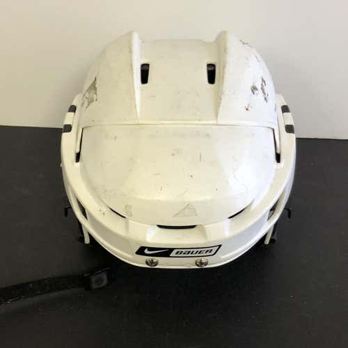 White Nike Bauer 8500 White Hockey Helmet