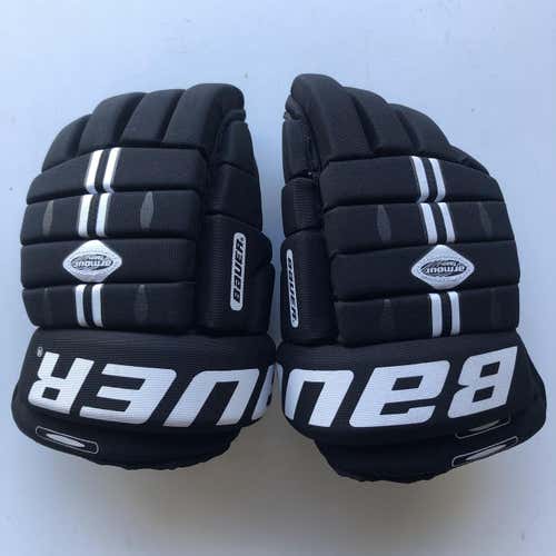 Black Senior 4 Roll Gloves 13"