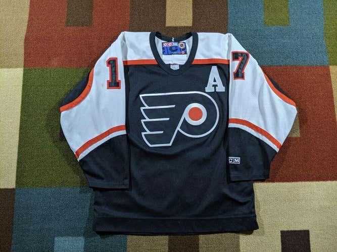 Rod Brind'Amour Philadelphia Flyers Black CCM Signed Autographed Jersey - M