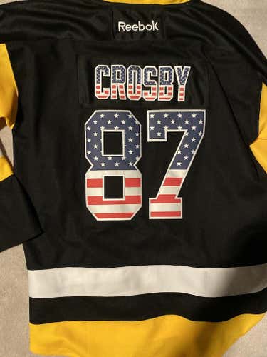 RARE Sidney Crosby Pittsburgh Penguins Salute to Service Jersey