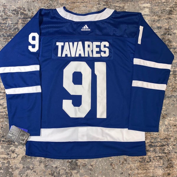 JOHN TAVARES #91 Toronto Maple Leafs (With "C" Patch) Home Blue Game Replica Jersey NEW WITH TAGS!