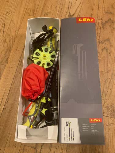 Brand New Adjustable LEKI Touring Alpine S Vario Carbon Foldable Ski Poles