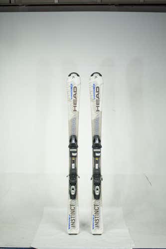 Used Head Ultimate Instinct 150cm Unisex All Mountain Skis With Bindings Max Din 10
