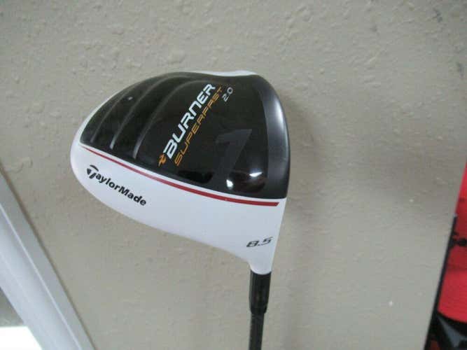 TAYLORMADE BURNER SUPERFAST 2.0 DRIVER 8.5* ALDILA RIP 70g STIFF NEW GRIP HC INC