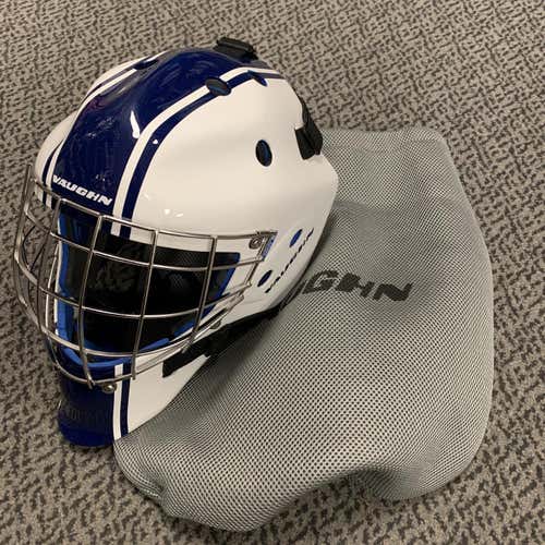 White New Senior Vaughn Pro Composite Goalie Mask