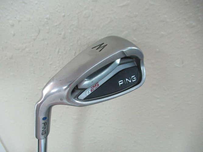 LEFT HAND PING G25 BLUE DOT 45* PITCHING WEDGE CFS STEEL REGULAR NEW GRIP