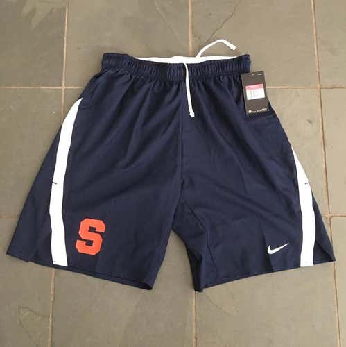 New 2018 Syracuse Orange Untouchable Speed Stock Game Shorts Blue LG