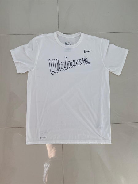 White New Large Nike Wahoos Shirt