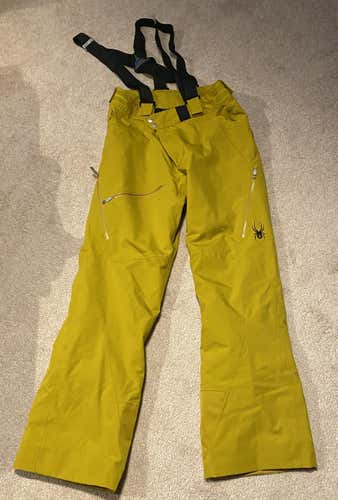 Spyder Bormio Men's Medium Ski Pants - Sunshine Yellow
