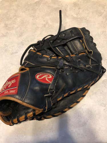 Black High School/College Heart of the Hide Baseball Glove 13"