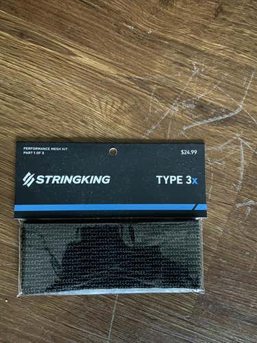 New StringKing White 4f Mesh and Black 3X Mesh