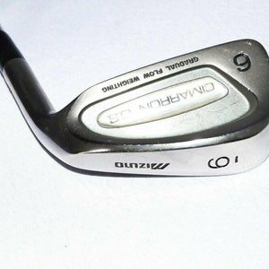 6 Iron Mizuno Cimarron Rh 37.5" Steel Stiff New Grip