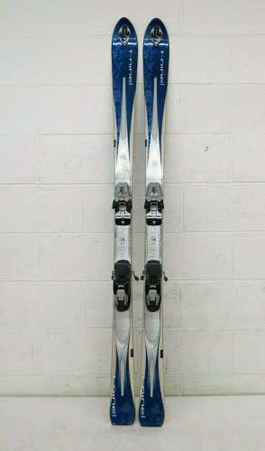 K2 T-Nine Echo 160cm 105-68-95 r=15m Women's Skis w/Marker M3.2 Bindings GREAT