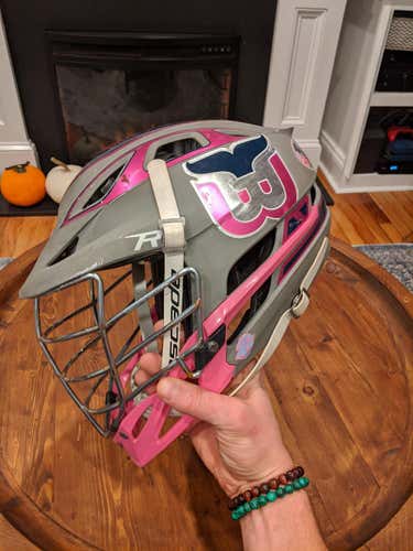 Gray Adult Player Cascade R Helmet
