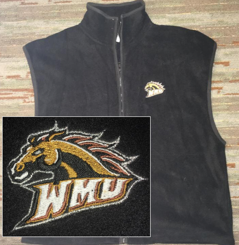 (Large) Western Michigan Broncos Fleece Vest