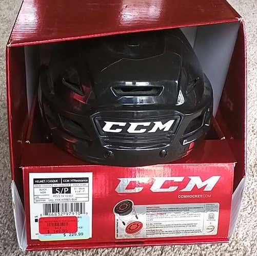 New CCM Resistance Helmet - Small, Black