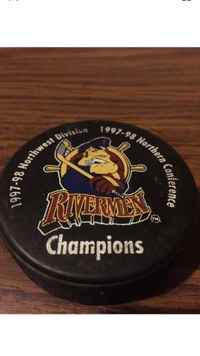 Peoria Rivermen ECHL Hockey Puck