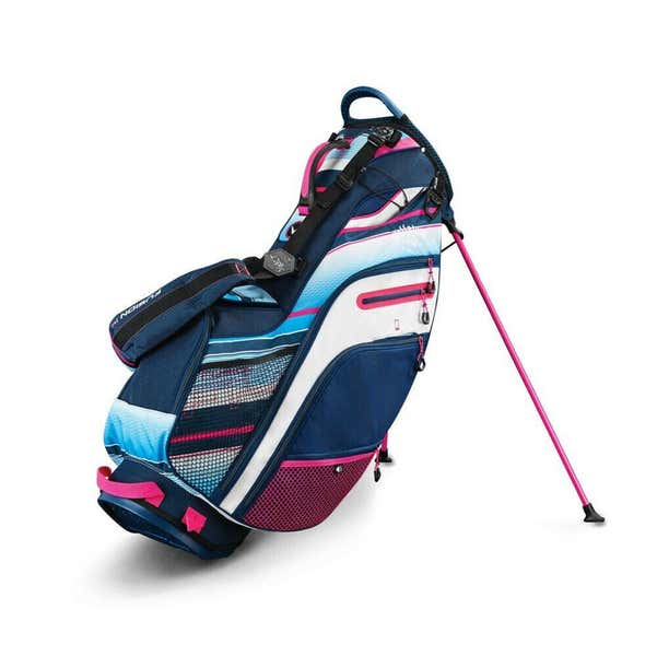 Callaway Fusion キャディバッグ NEW Callaway Fusion 14 Navy/White/Pink Stand/Carry Golf Bag FIRM