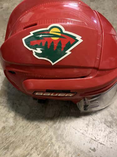 Red Medium Bauer 9500 Helmet