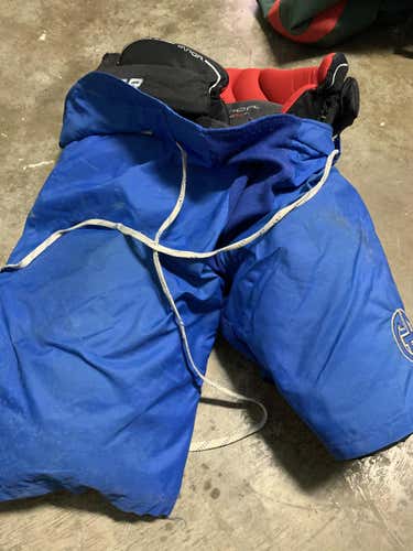 Blue Senior Large Bauer Vapor 1X Hockey Pants