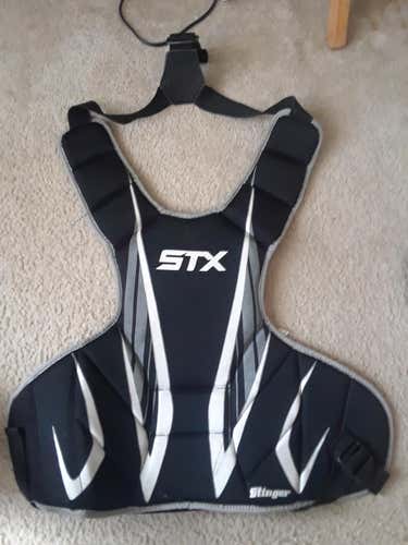 Black Youth Large STX Stinger Chest Protector