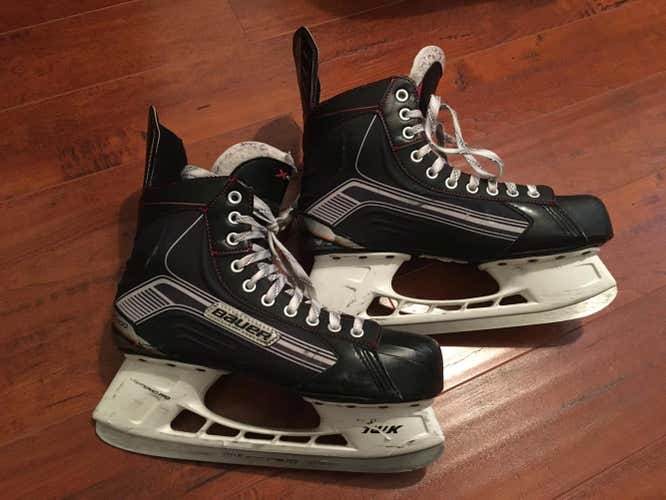 Senior Bauer Vapor X400 Hockey Skates EE (Extra Wide) Size 10.5