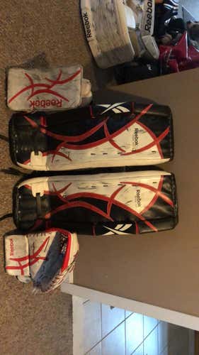 Red Senior 32" Reebok Regular Revoke Pro Zone Goalie Full Set