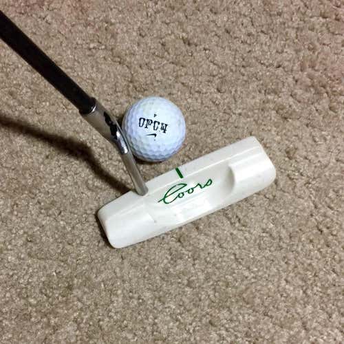 Coors Ceramic Blade Putter - White 35” Length Vintage