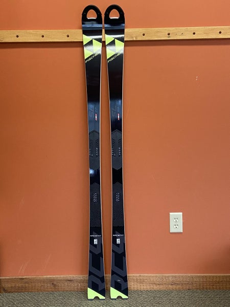Fischer 2020 RC4 World Cup SL Curv Booster Race Skis : 165cm Length : Plates Mounted