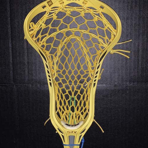 New Yellow Crux 600 Head With Pro Mesh And Precision Flex Shaft