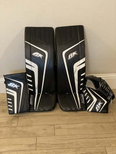 Black Senior 35" Brian's Regular Optik Goalie Full Set