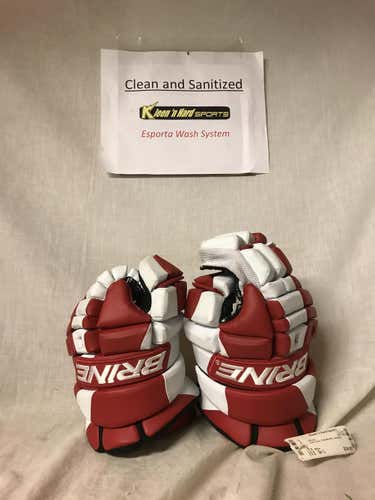 Red Goalie Brine Lacrosse Gloves 13"