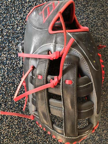 Black Adult Outfield Baseball Glove 13"