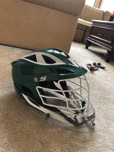 Green Adult Goalie S Helmet