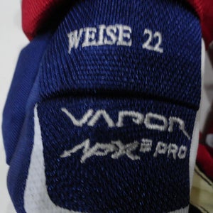 New Bauer Vapor APX2 Pro Gloves Senior Pro Stock 14" DALE WEISE CANADIENS