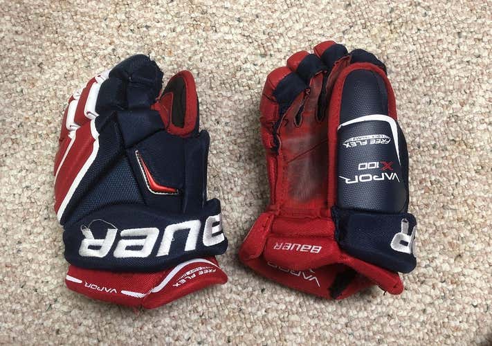 Blue Junior Vapor X100 Gloves 11"