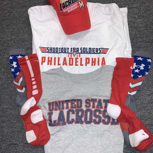 Lacrosse Bundle USA Shirt Size Large #4