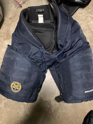 Black Senior Large Bauer One95 Hockey Pants Pro Stock