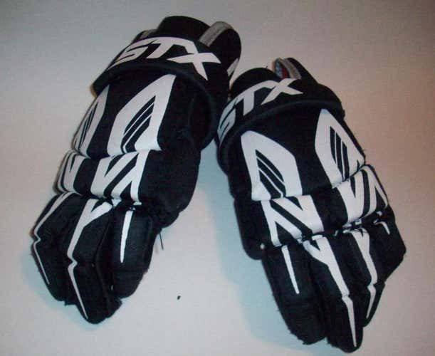 Black Player STX STINGER Lacrosse Gloves 12"
