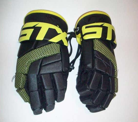 Black Player STX Stallion 100 Lacrosse Gloves 10"