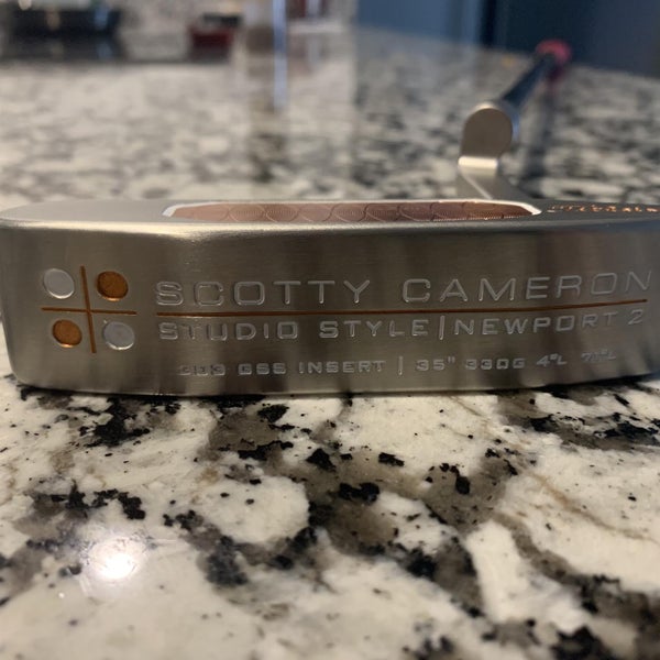 New Men's Scotty Cameron Right Handed Blade Studio style newport 2 Putter 34"