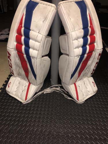 Red Senior 34" Extreme Flex E3.9 Goalie Leg Pads