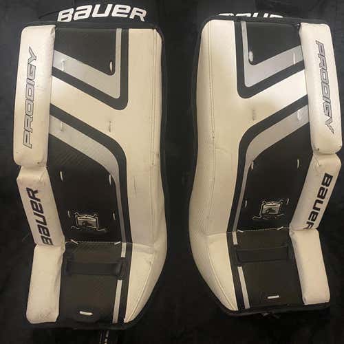 Black  20" Prodigy 2.0 Goalie Leg Pads