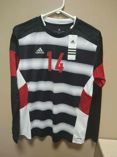 New Adidas Womens Med Climacool Soccer Fortore 14 Long Sleeve Jersey F86475