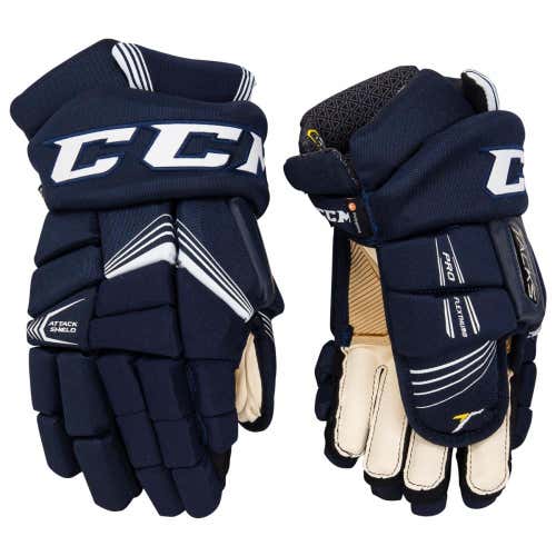 New Senior CCM Super Tacks Gloves 15" NAVY