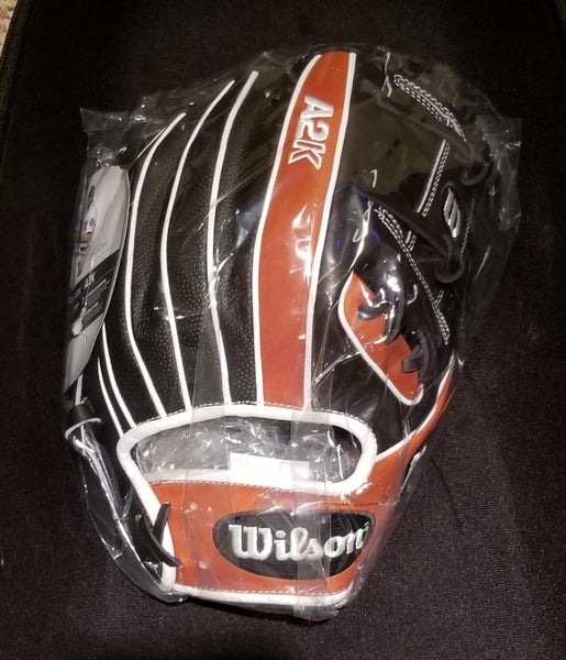 New 2019 Black Superskin and copper A2K Baseball Glove 11.5"