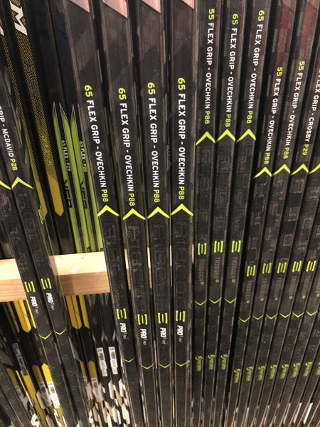 New Intermediate CCM Right Handed RibCor Pro 3 PMT Hockey Stick. p88. 65 flex.