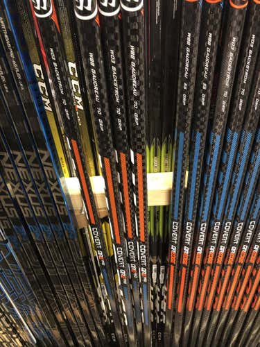 New Intermediate Warrior Right Handed Covert QRE Pro Hockey Stick. w88. 70 flex.